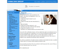 Tablet Screenshot of dhk-group.com